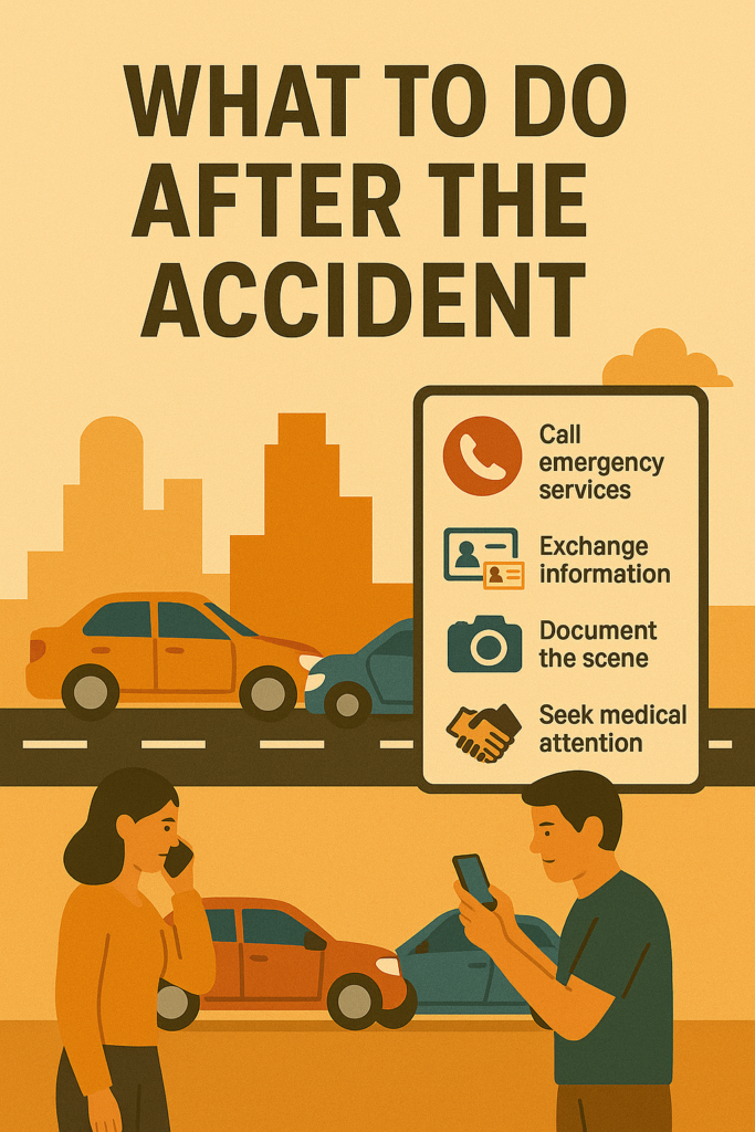 After an Accident in Phoenix, Arizona After an Accident in Phoenix, Arizona