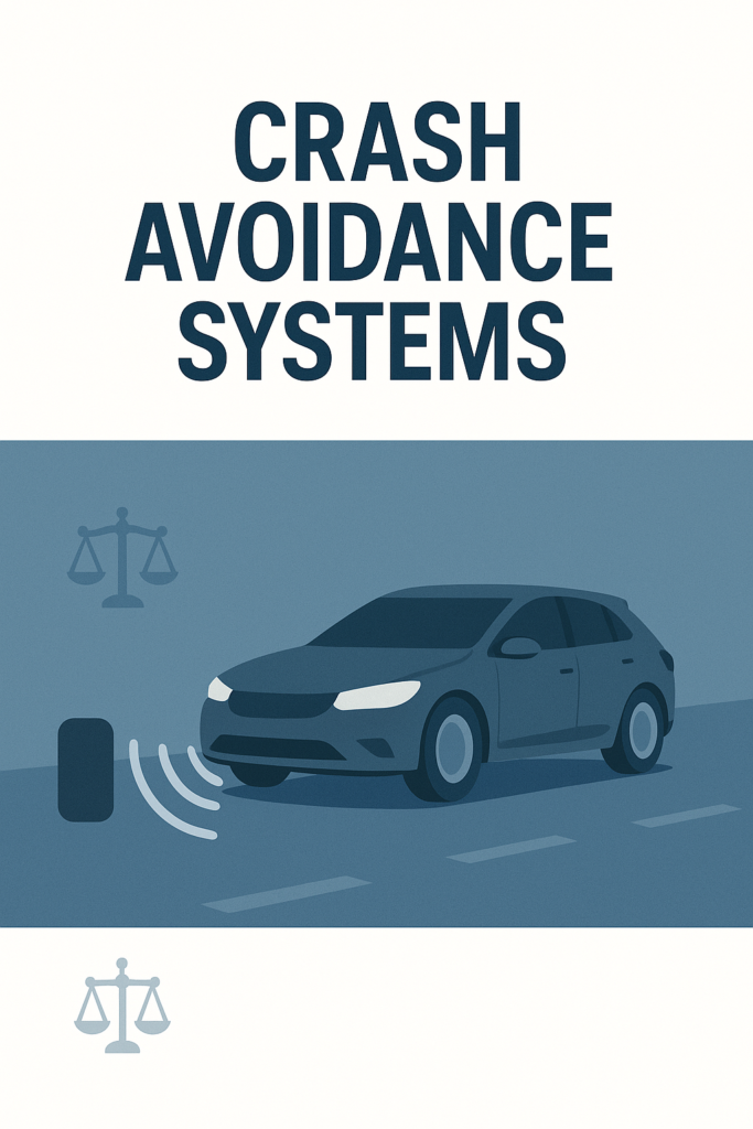 Crash avoidance systems Crash avoidance systems