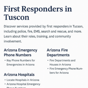 First Responders in Tucson Arizona