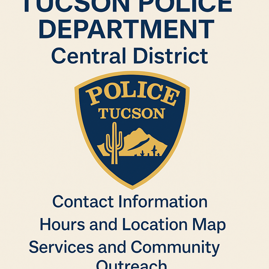 Tucson Police Department – Central District Tucson Police Department – Central District