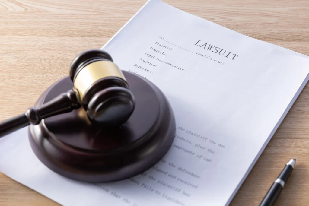 lawsuit paper