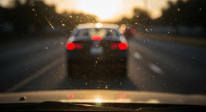 Sunlight and Glare Car Accident