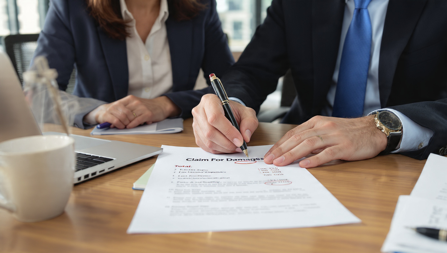 a_lawyer_and_a_client_looking_at personal injury case