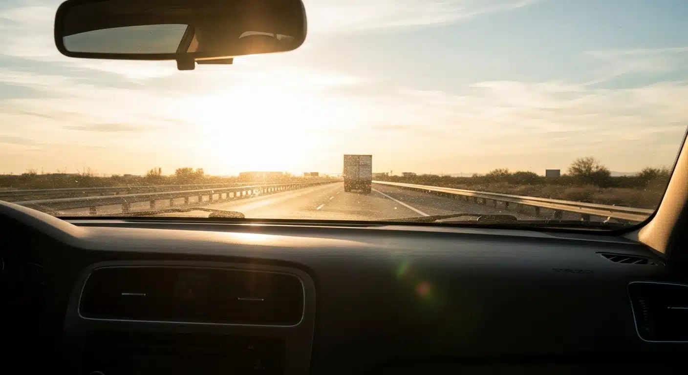 Sunlight and Glare Car Accident