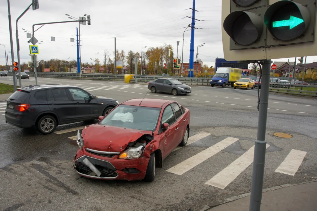 right turn on red accident claims