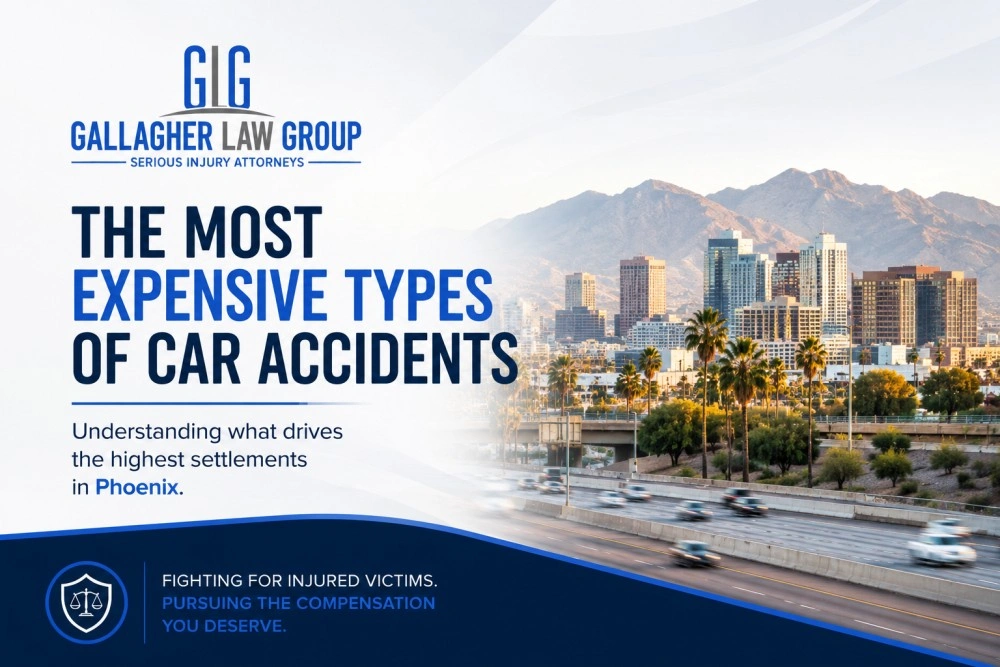 Most expensive types of accidents in Phoenix