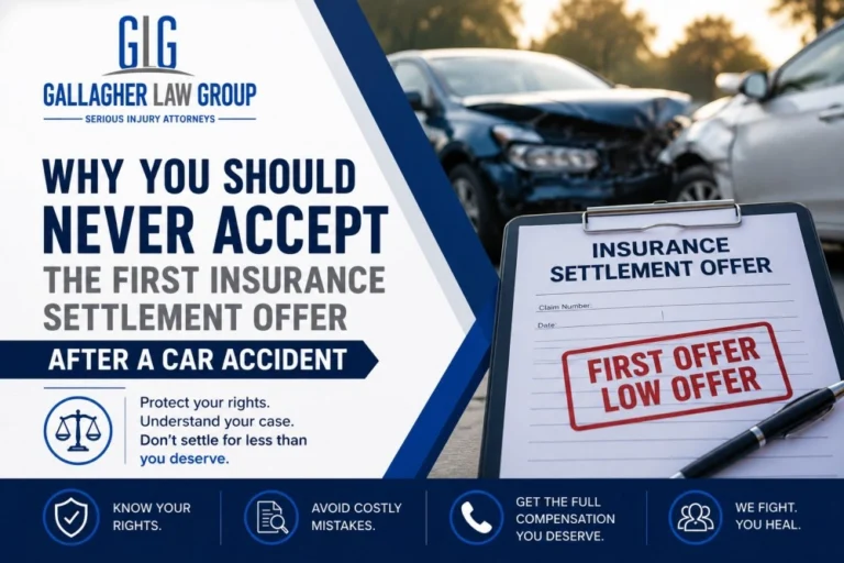 Why you should never accept the first insurance settlement offer after a car accident