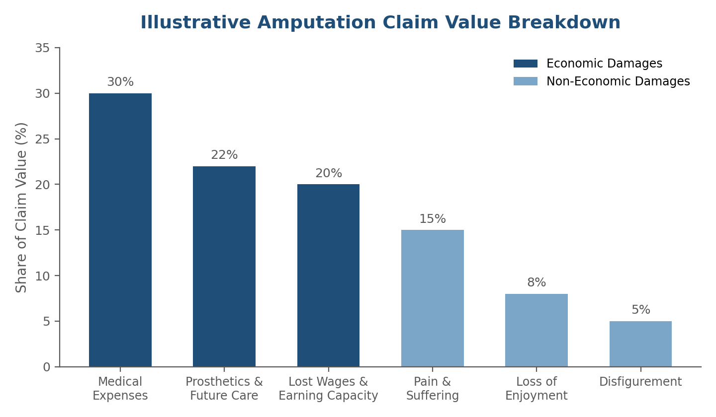 Non-Economic Damages in Amputation Claims