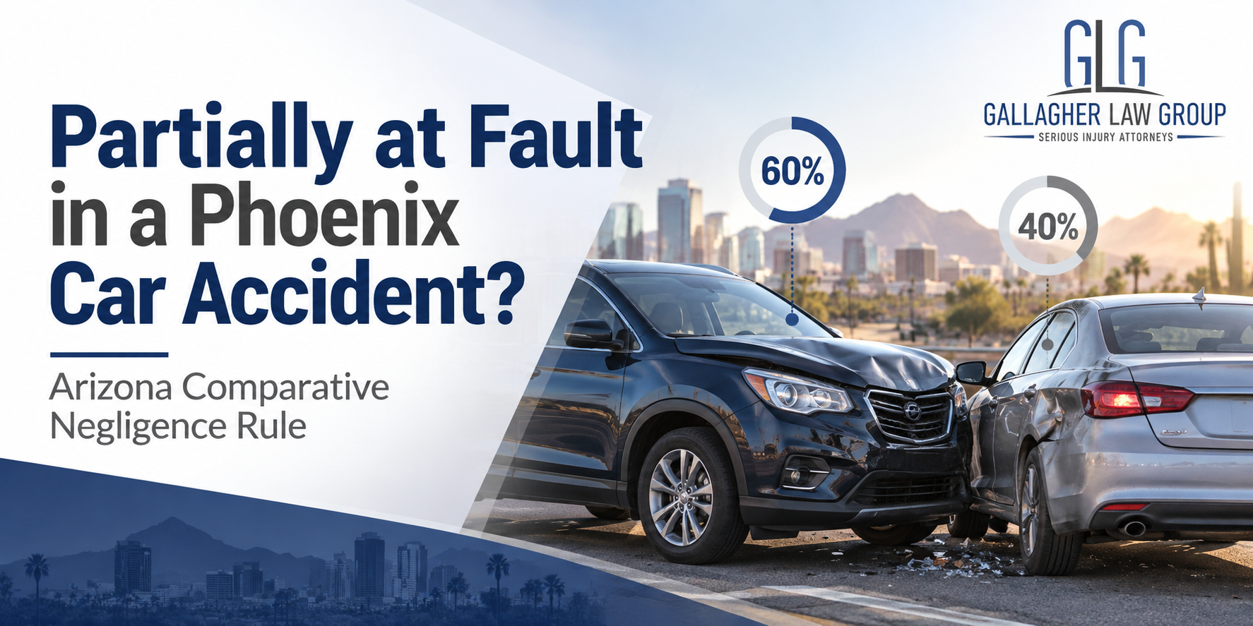 Partially at Fault in a Phoenix Car Accident
