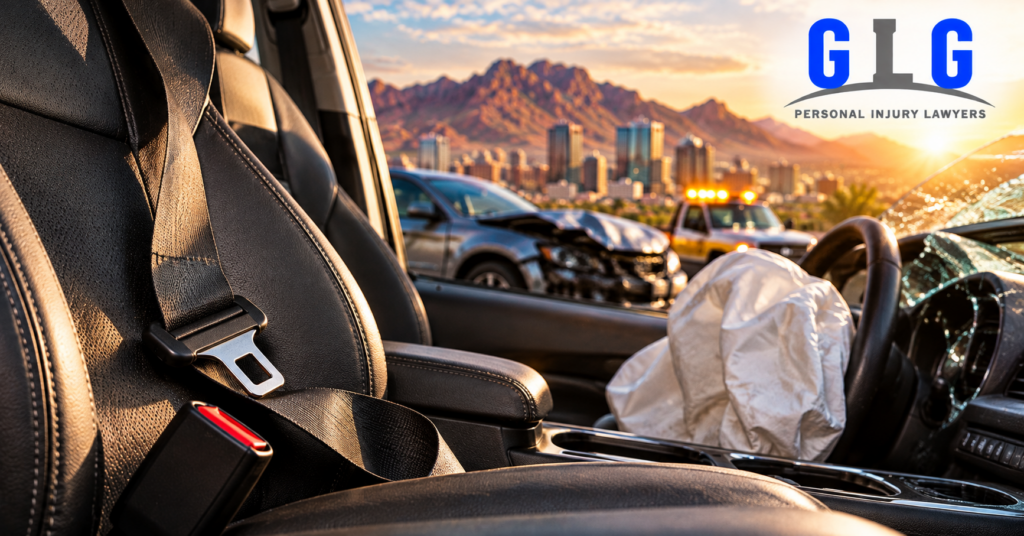 Hurt in an Arizona crash while unbuckled? Learn how the seat belt defense works, what damages it can reduce, and why you can still recover compensation.