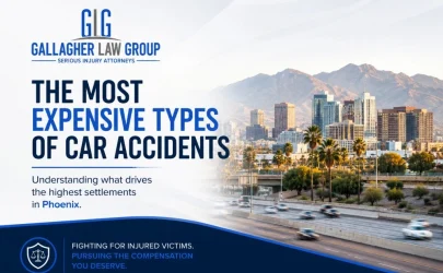 Most expensive types of accidents in Phoenix