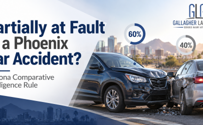 Partially at Fault in a Phoenix Car Accident